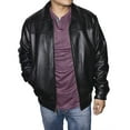 thumbnail image 1 of Victory Outfitters Men's Genuine Leather Classic Bomber Jacket, 1 of 4