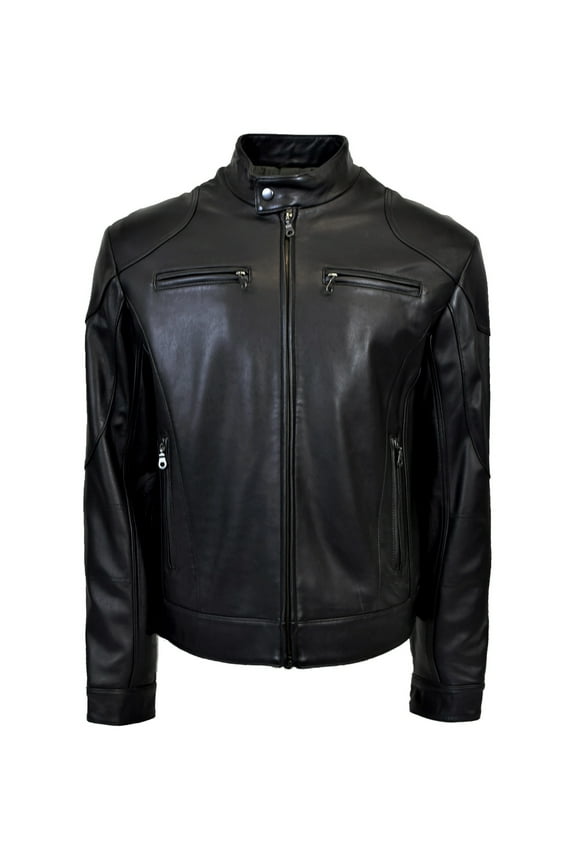 Victory Outfitters Men's Leather Racing Jacket