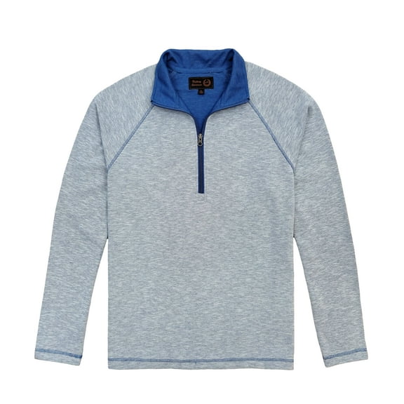 Victory Outfitters Men's Raglan 1/2 Zip Knit Sweater- Blue -XL