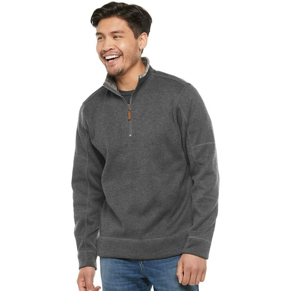 Victory Outfitters Men's Salt & Pepper 1/4 Zip Pullover