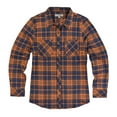 thumbnail image 1 of Victory Outfitters Women's Assorted Long Sleeve Brushed Flannel Shirt - Orange - M, 1 of 5