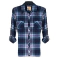 thumbnail image 1 of Victory Outfitters Women's Assorted Long Sleeve Brushed Flannel Shirt - Pine - M, 1 of 5