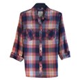 thumbnail image 1 of Victory Outfitters Women's Assorted Long Sleeve Brushed Flannel Shirt - Pink - M, 1 of 5