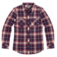 thumbnail image 1 of Victory Outfitters Women's Assorted Long Sleeve Brushed Flannel Shirt - Red - XXL, 1 of 5