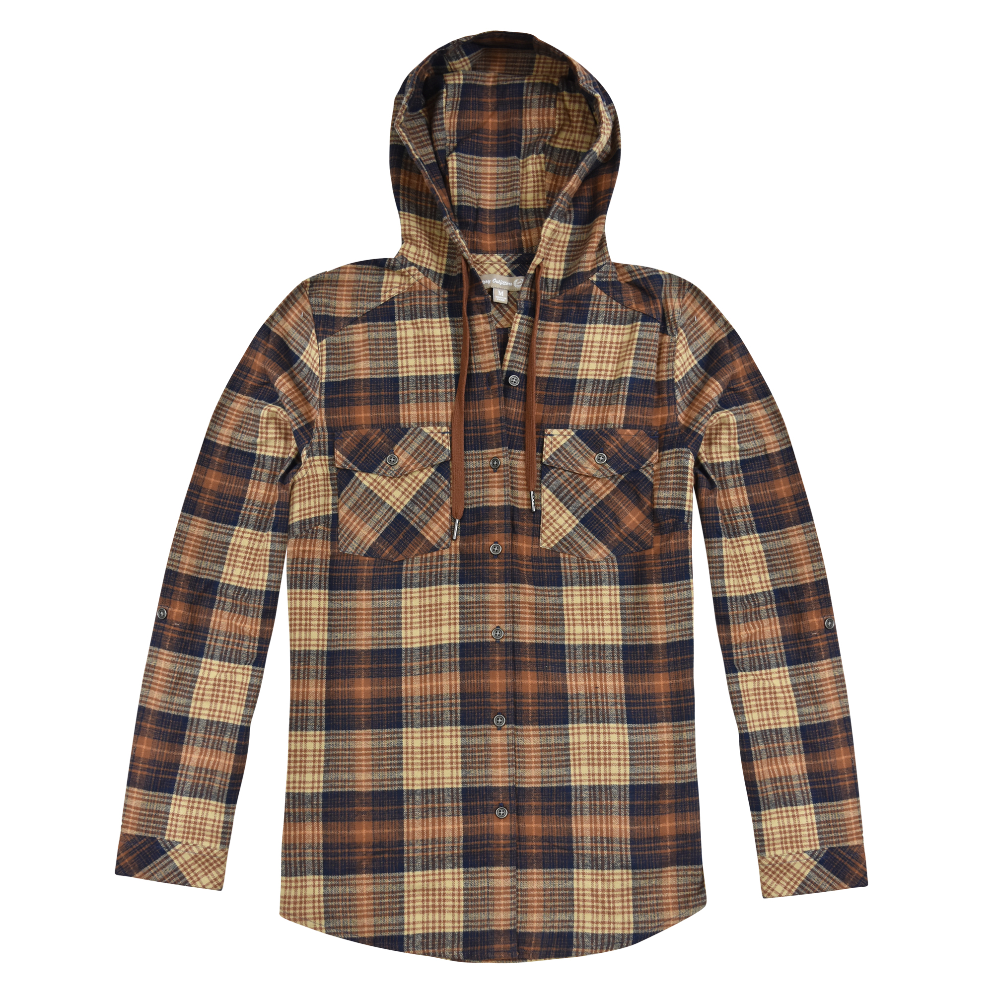 Victory Outfitters Women's Assorted Long Sleeve Brushed Hooded Flannel ...