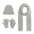 thumbnail image 1 of Victory Outfitters Women’s Hat, Gloves, And Scarf 3pcs Set - White, 1 of 1