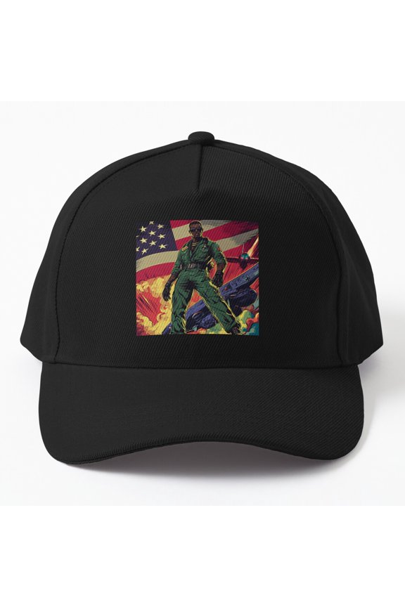 Victory Over the Unknown Baseball Cap, Achievement Graphic, Classic Hat Style