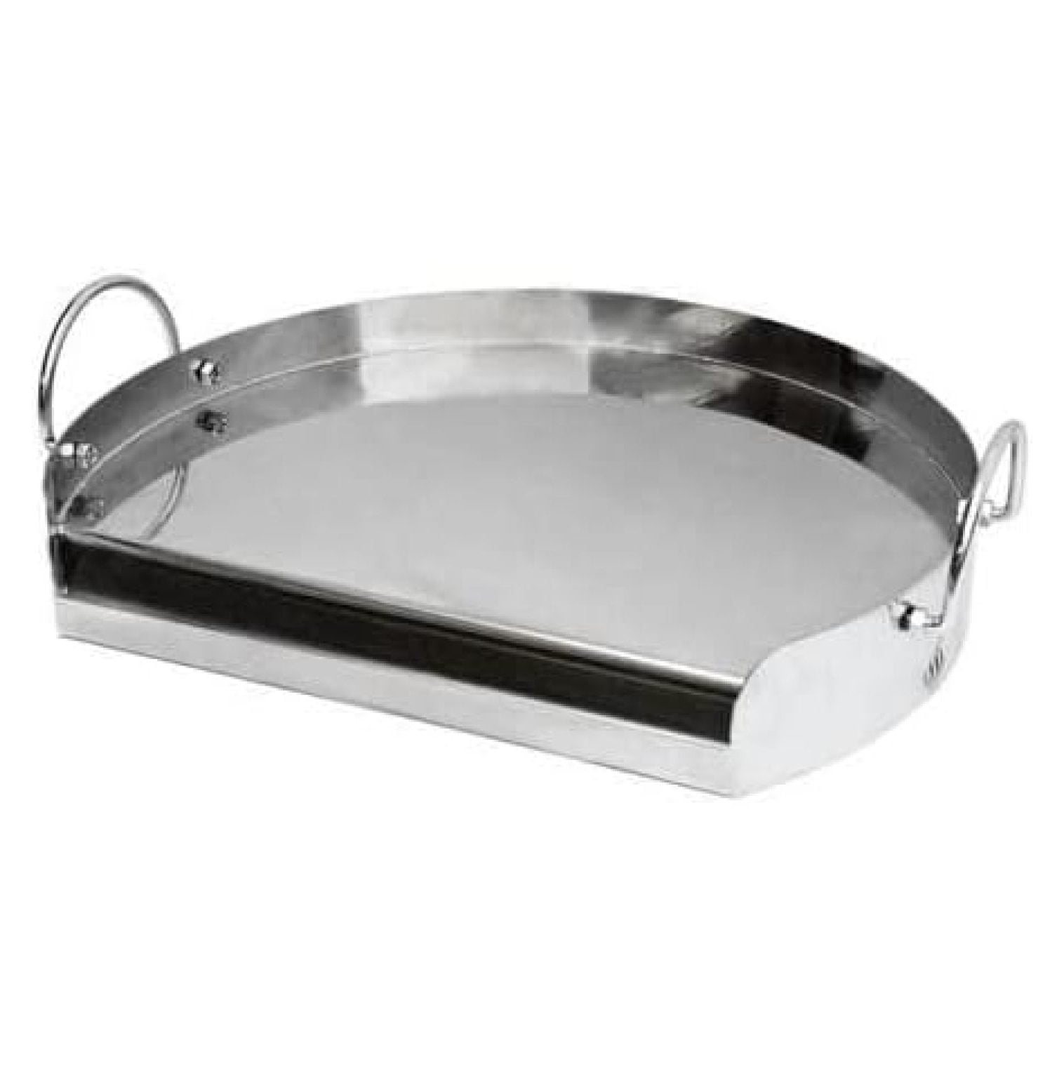 Victory Stainless Steel Round Griddle for 21-Inch Kamado Grill