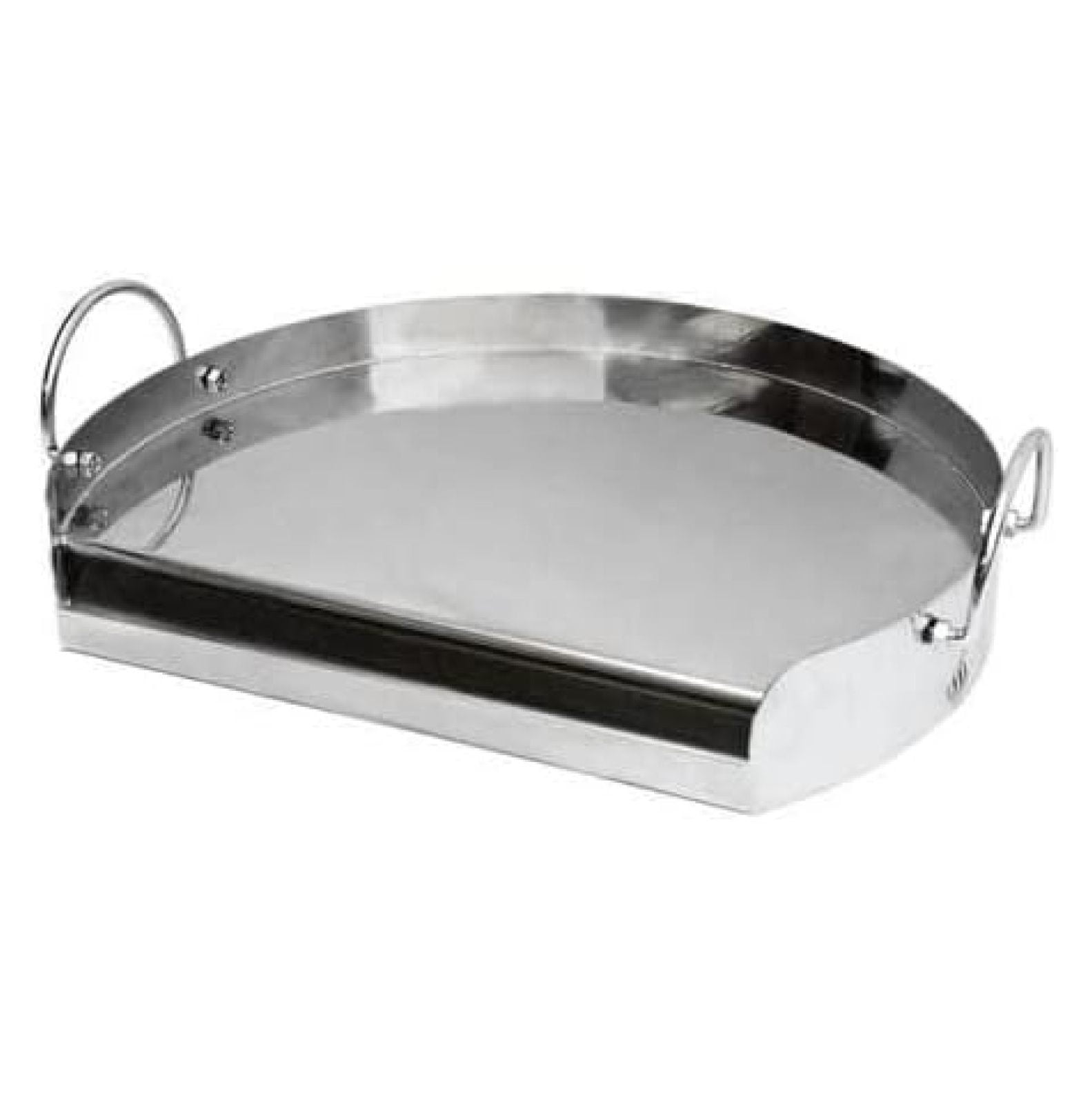 Victory Stainless Steel Round Griddle for 21-Inch Kamado Grill