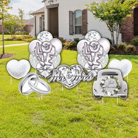 Victory Store Mr. and Mrs. Wedding Reception Decoration Signs Set 21240