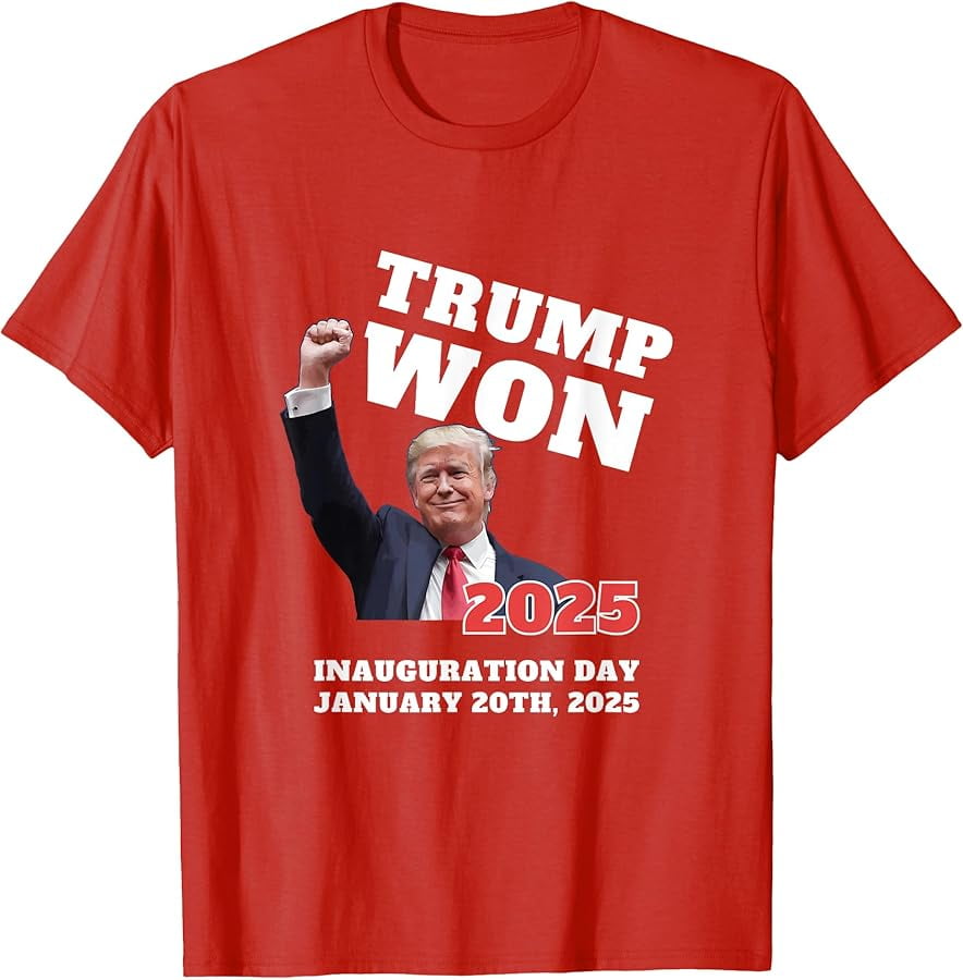 Victory TRUMP WON 2025 INAUGURATION DAY We Made History TShirt
