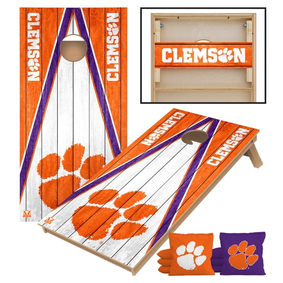 Victory Tailgate Clemson Tigers 2' x 4' Tournament Cornhole Board Set