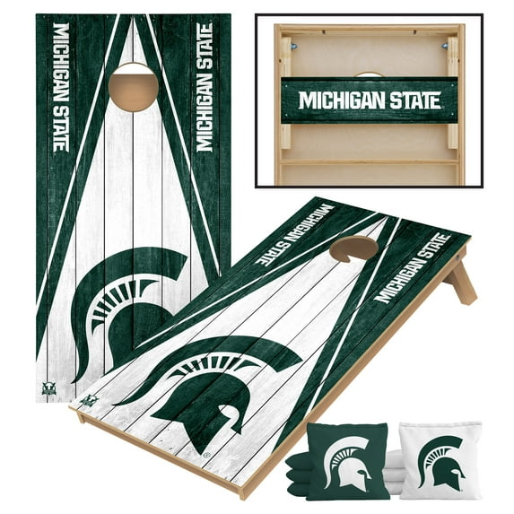 Victory Tailgate Michigan State Spartans 2' x 4' Tournament Cornhole Board Set