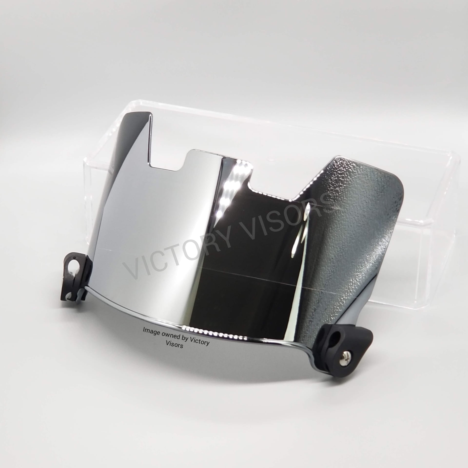 Victory Visors Chrome Silver Football Helmet Visor for Riddell, Vicis