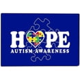 thumbnail image 1 of VictoryStore Awareness: Hope, Autism Awareness Doormat 24x36 Inches, Tufted Loop, Durgan Backed, 1 of 5