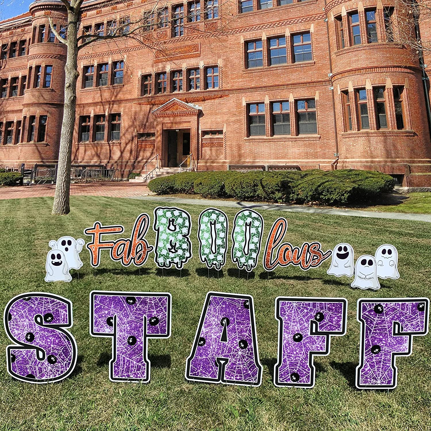 VictoryStore FabBooLous Staff Appreciation Halloween Yard Decoration