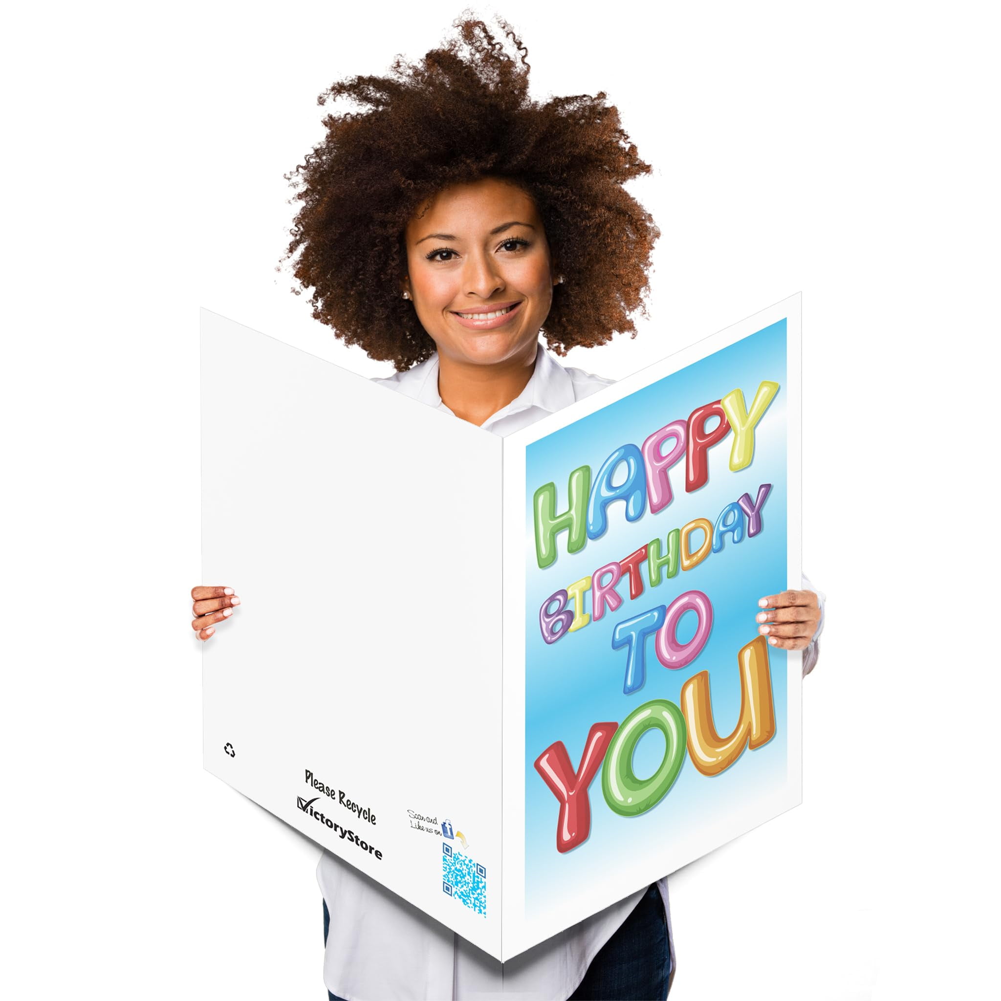 VictoryStore Jumbo 3Foot Greeting Cards Giant Birthday Card (Balloon