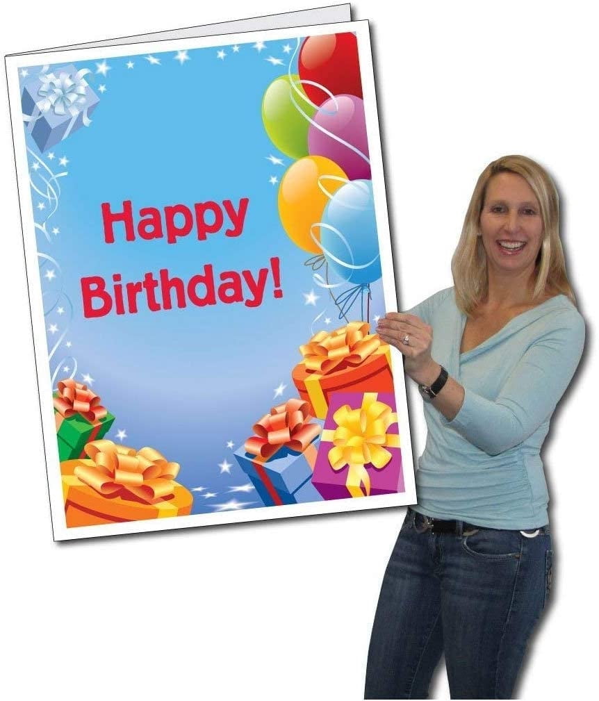 VictoryStore Jumbo Happy Birthday Card, 24" x 36"