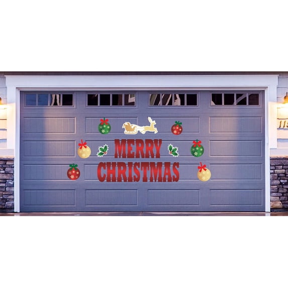 VictoryStore Merry Christmas Garage Magnets Set, Christmas Holiday Decorations (19623)