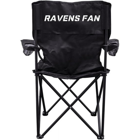 VictoryStore Outdoor Camping Chair - Ravens Fan Camping Chair with Carry Bag