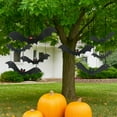 thumbnail image 1 of VictoryStore Outdoor Hanging Bat Halloween Yard Decorations, Set of 12 - Waterproof Plastic Hanging Halloween Decorations, Made in USA, 1 of 6