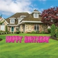 thumbnail image 1 of VictoryStore Pink Sparkle EZ Happy Birthday Display, Pink Glitter Easy Setup Birthday Decorations, 19874, 1 of 8