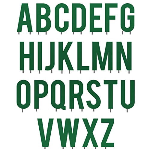 VictoryStore Yard Letters: Disco Print, Bebas 18 Inch Alphabet Yard ...