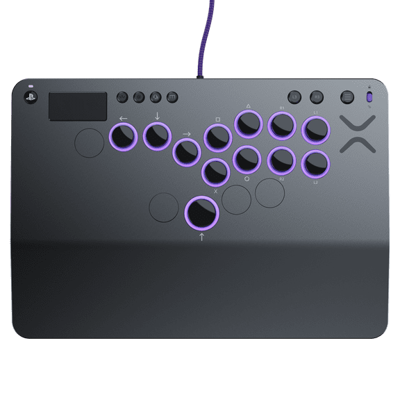 Victrix Pro KO Leverless Fight Stick for PlayStation 4/5 & PC, Metallic Grey