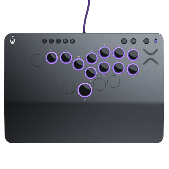 Victrix Pro KO Leverless Fight Stick for Xbox & PC, Metallic Grey