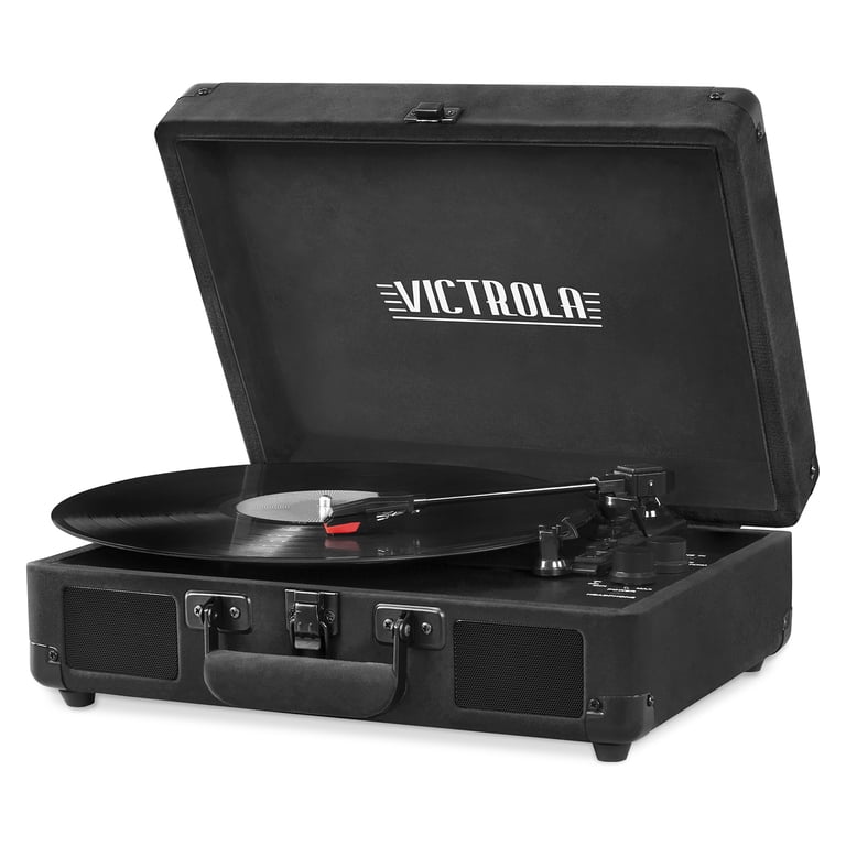 Victrola Bluetooth Suitcase Record Player with 3-Speed Turntable