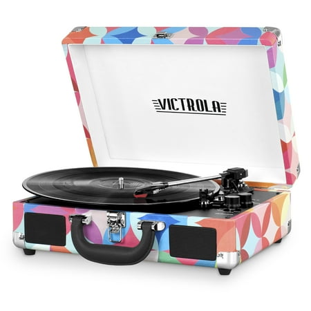 Victrola - Bluetooth Stereo Turntable - Geo print