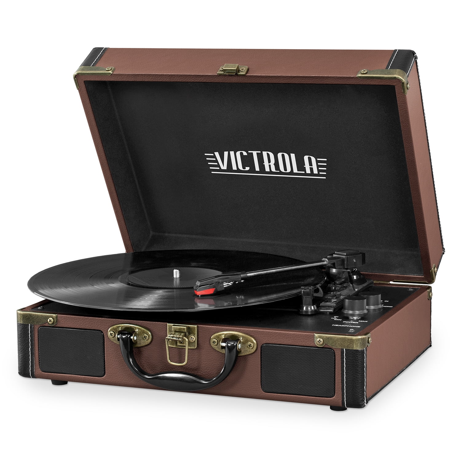 Victrola Bluetooth Suitcase Record Player with 3speed Turntable