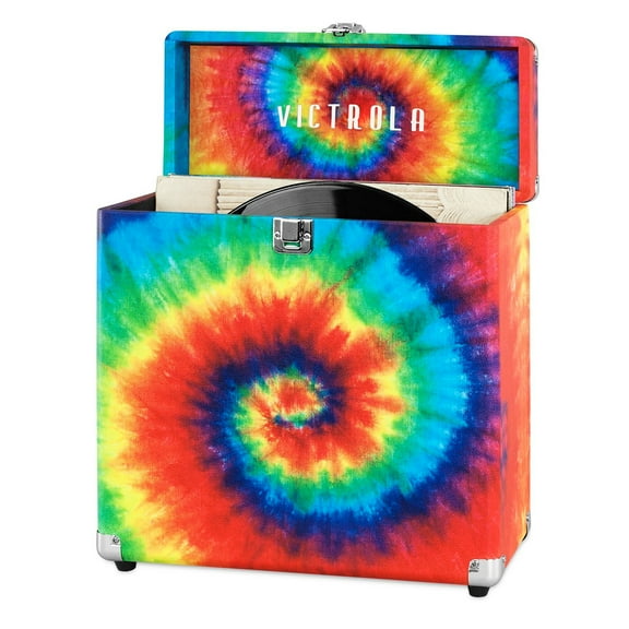 Victrola Collector Vinyl Record Storage Case (Tie Dye)