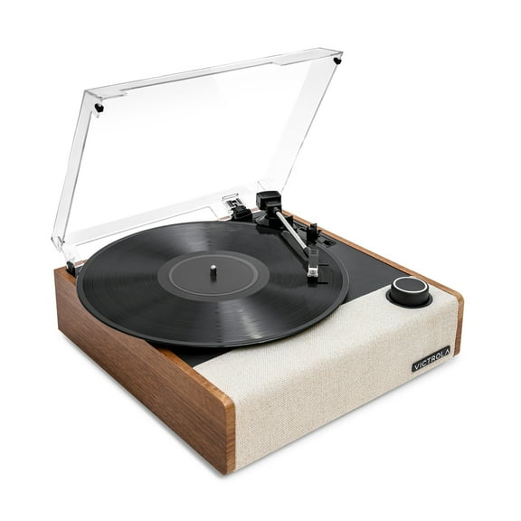Open Box Victrola Eastwood II Bluetooth Record Player with 3 speed Turntable