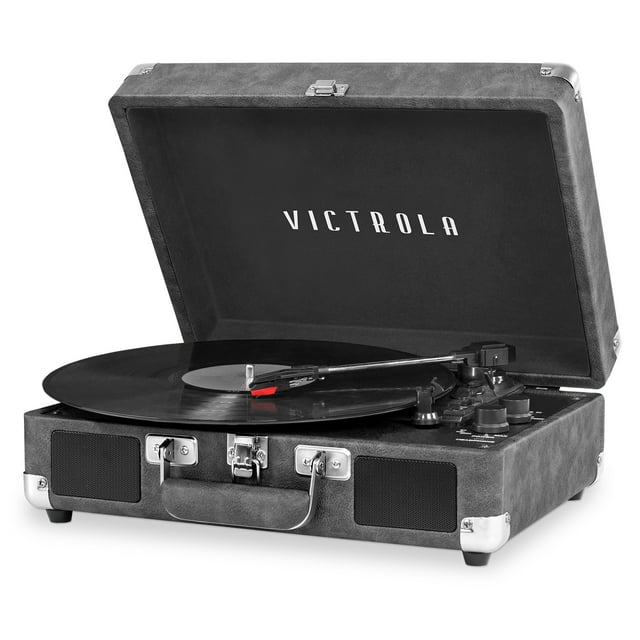 Victrola Journey Bluetooth Suitcase Record Player with 3-Speed Turntable