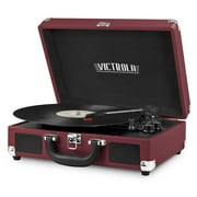 Victrola Journey Bluetooth Suitcase Record Player with 3-Speed Turntable