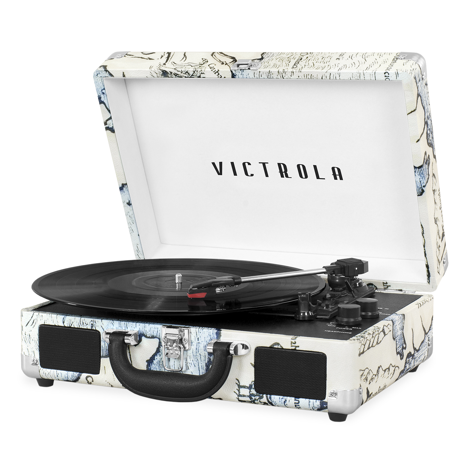 Victrola Journey Bluetooth Suitcase Record Player with 3-Speed Turntable - image 1 of 11