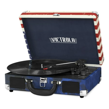 Victrola - Bluetooth Stereo Turntable - USA flag