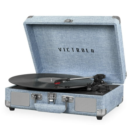 Victrola - Bluetooth Stereo Turntable - Light Denim Blue