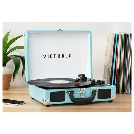 Victrola - Journey+ Bluetooth Suitcase Record Player - Turquoise