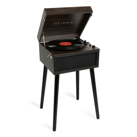 Victrola Liberty Bluetooth Record Player 3-Speed Turntable with Stand
