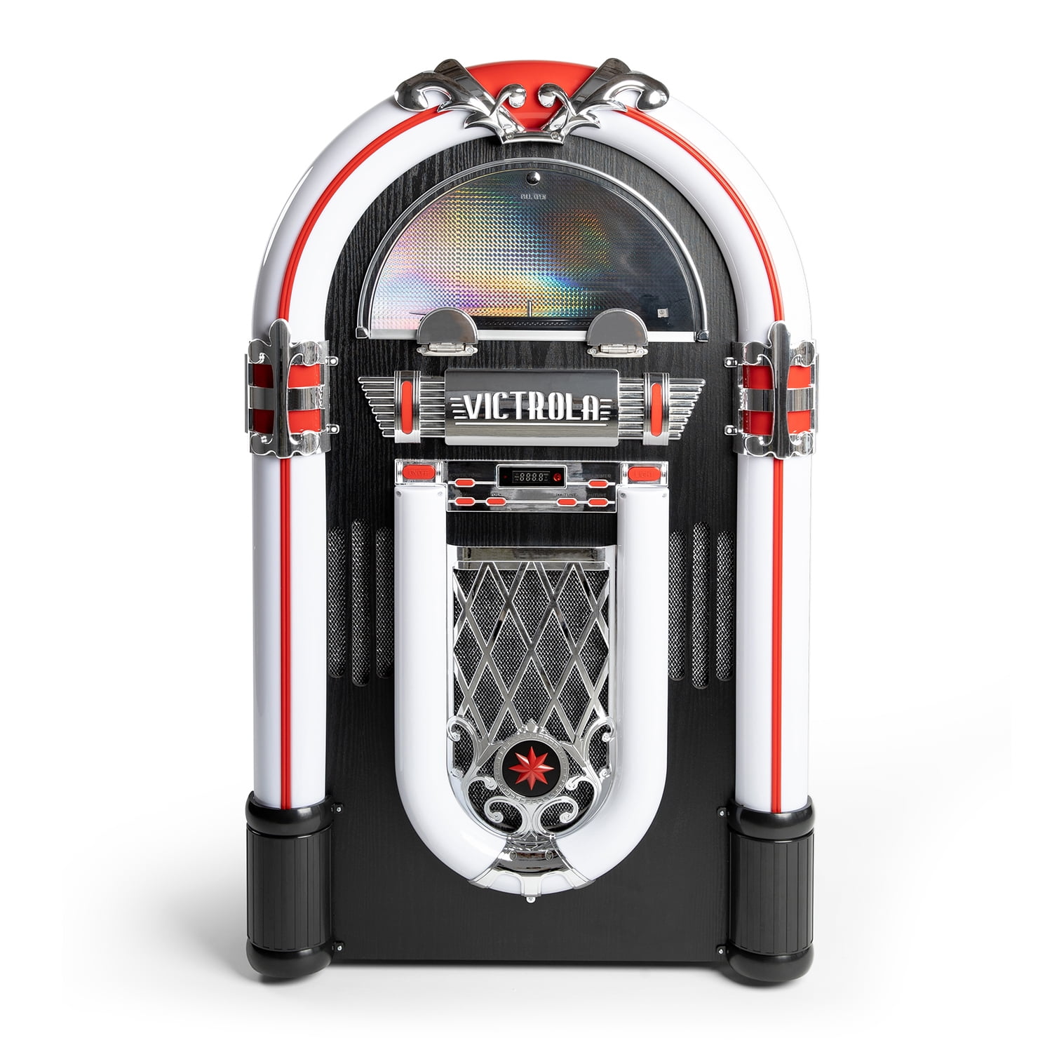 Victrola Mayfield Full-Size Jukebox with Vinyl Record Player