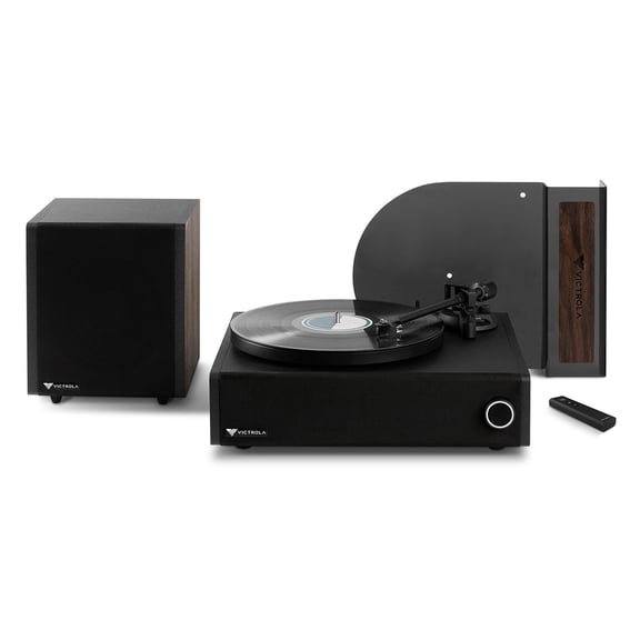 Victrola Premiere V1 Turntable Stereo Soundbar System (Espresso)