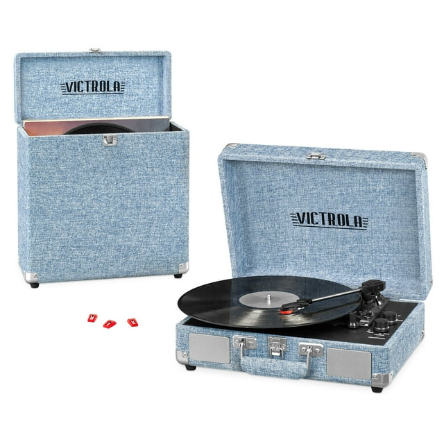 Victrola Record Player Bundle Includes a 3Speed Turntable, Record