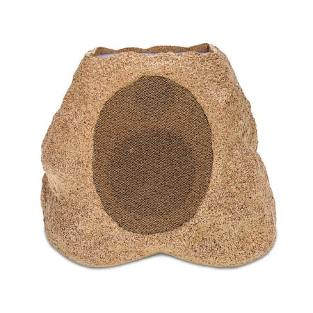 Victrola - Outdoor Wireless Bluetooth Solar Rock Speaker Connect (Each) - Sand