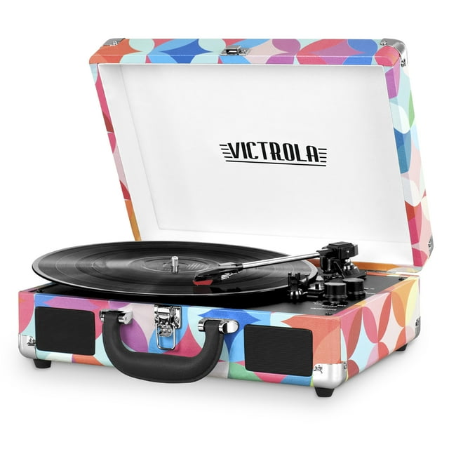 Victrola Suitcase Record Player with 3speed Turntable