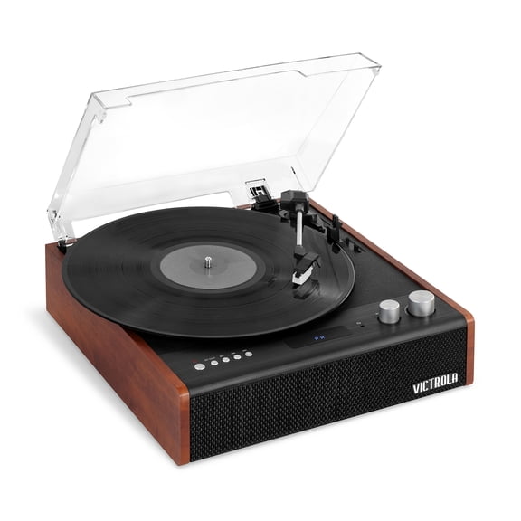 Victrola VTA-71-MAH Bluetooth Belt Drive Classic Turntable 78 RPM, Mahogany