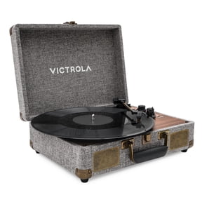 Victrola Venture Bluetooth Suitcase Record Player (Walnut)