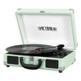 thumbnail image 1 of Victrola Vintage 3-Speed Bluetooth Suitcase Turntable with Speakers, Mint (2019 Model), 1 of 2