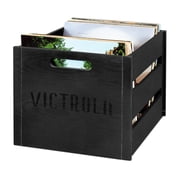 Victrola Wooden Record and Vinyl Crate